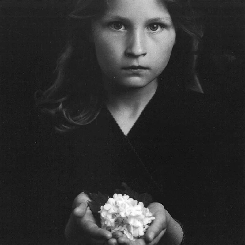 Photographie en noir et blanc de Constance