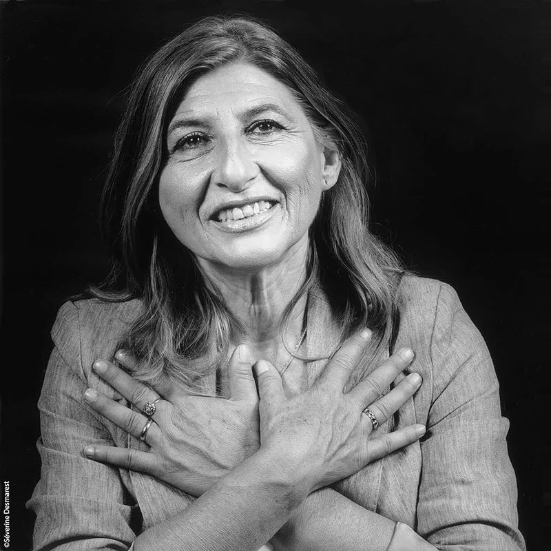 Black and white photography of Giuseppina Nicolini