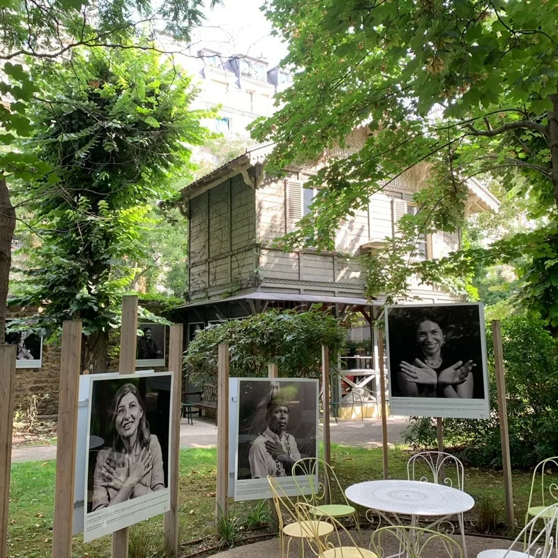 Paris, Jardin de la Maison Médicale Jeanne Garnier